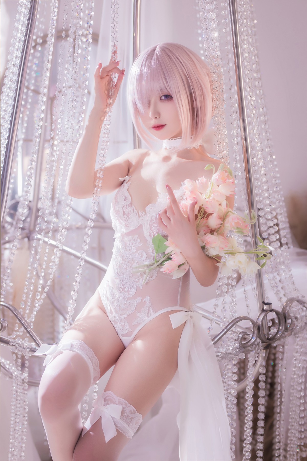 Cosplay 封疆疆 婚纱玛修 Wedding Dress