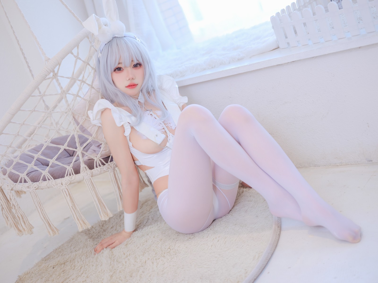 Cosplay 黏黏团子兔 恶毒兔女郎