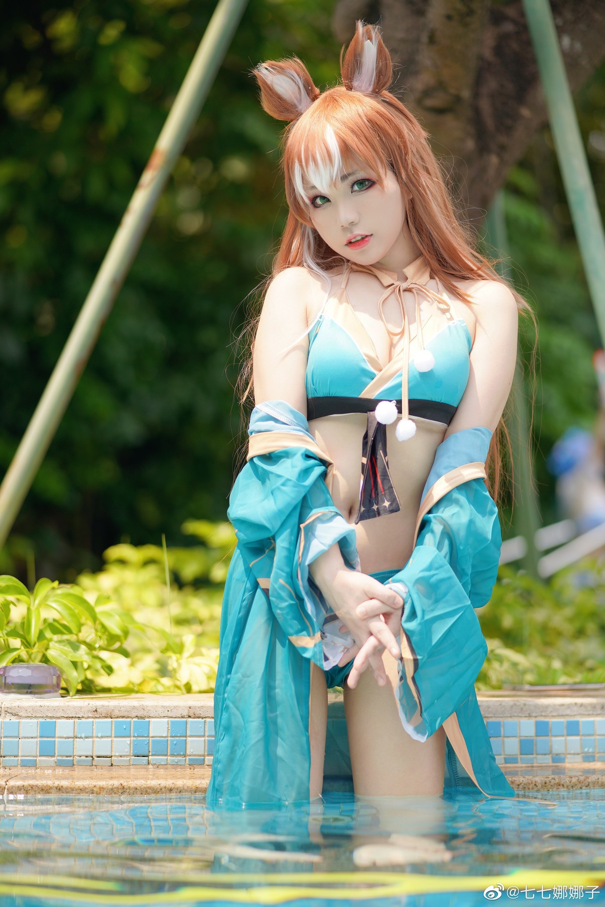 七七娜娜子 Cosplay 希娜吧 ​​​Swimsuit Ver