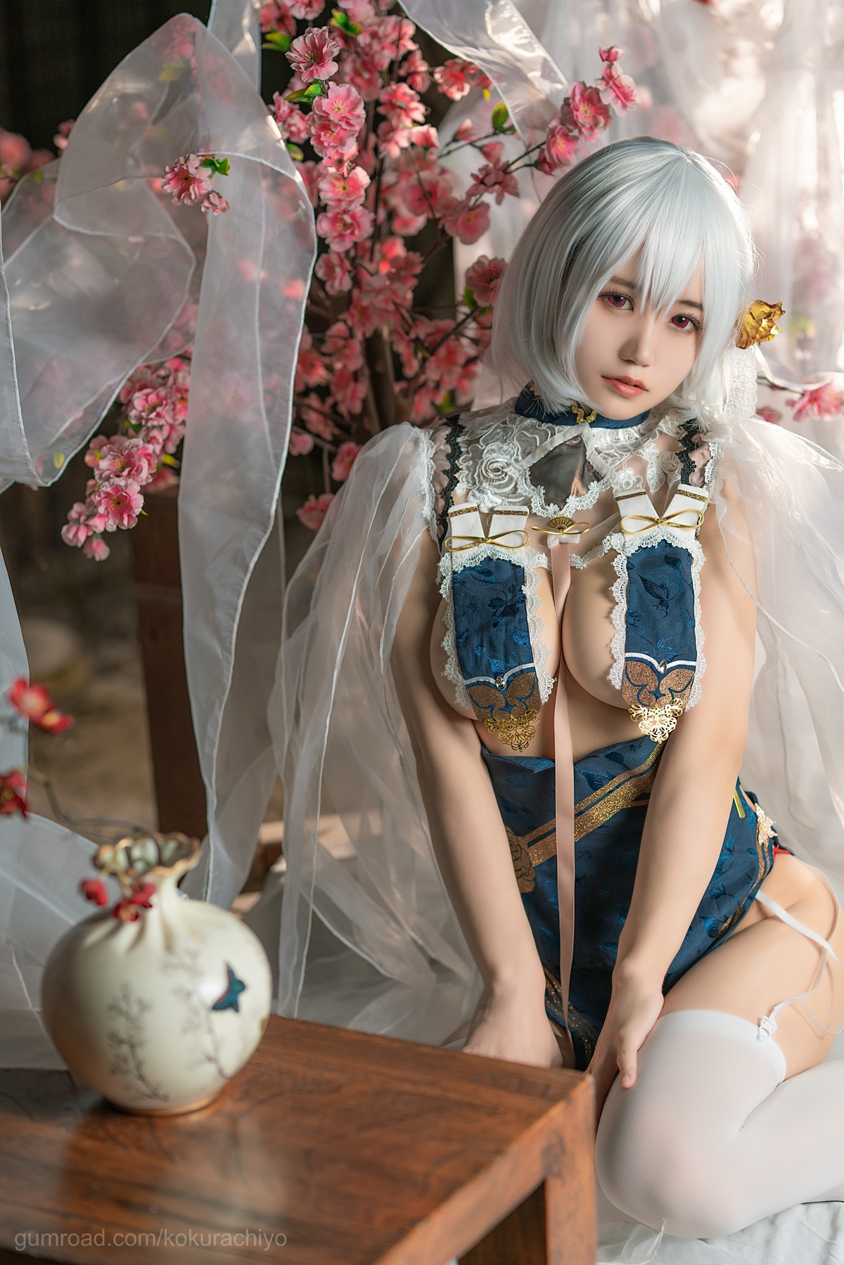 Cosplay 小仓千代 天狼星旗袍