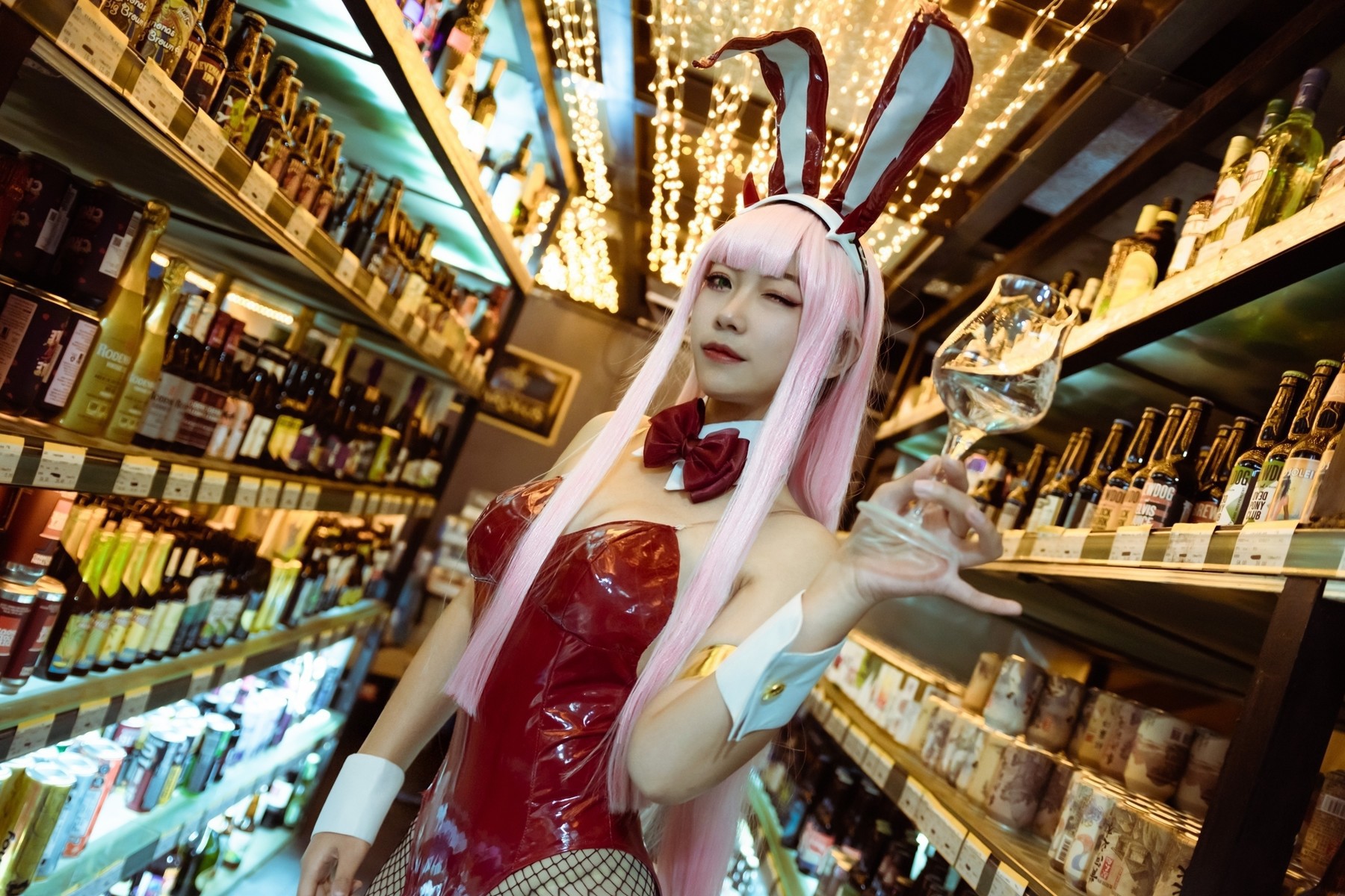 机智的哔啵 Cosplay Zero Two Bunnygirl