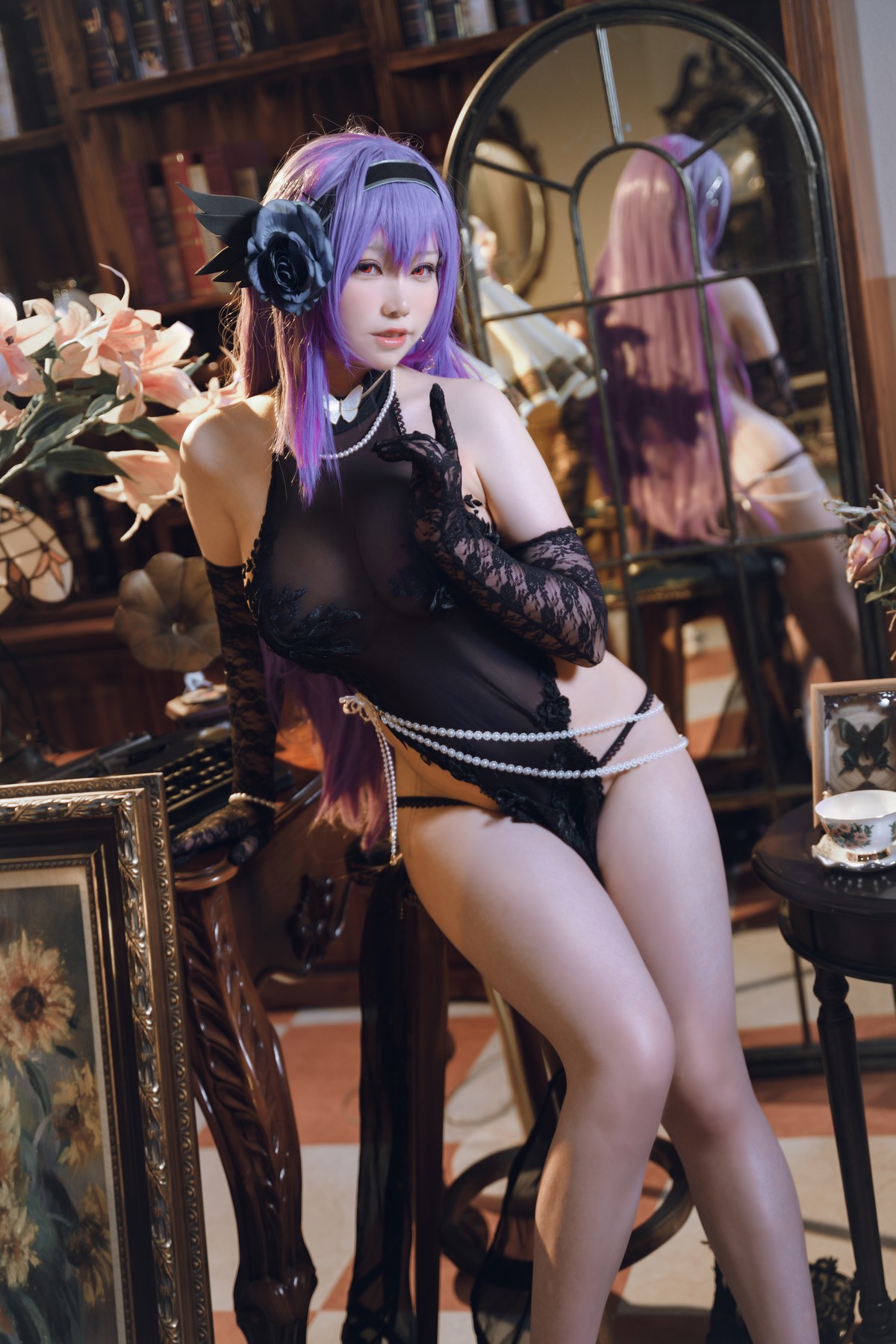 Cosplay 一北亦北 ZB-26 暗蔷摇曳