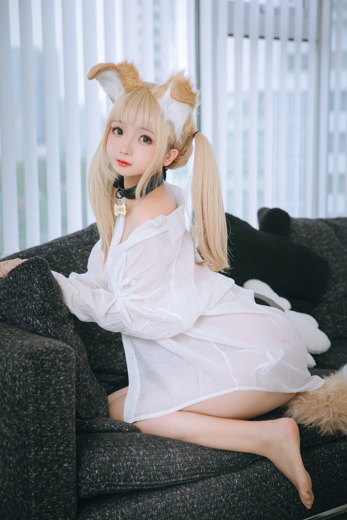 Cosplay 日奈娇 衬衫小狗 Set.02