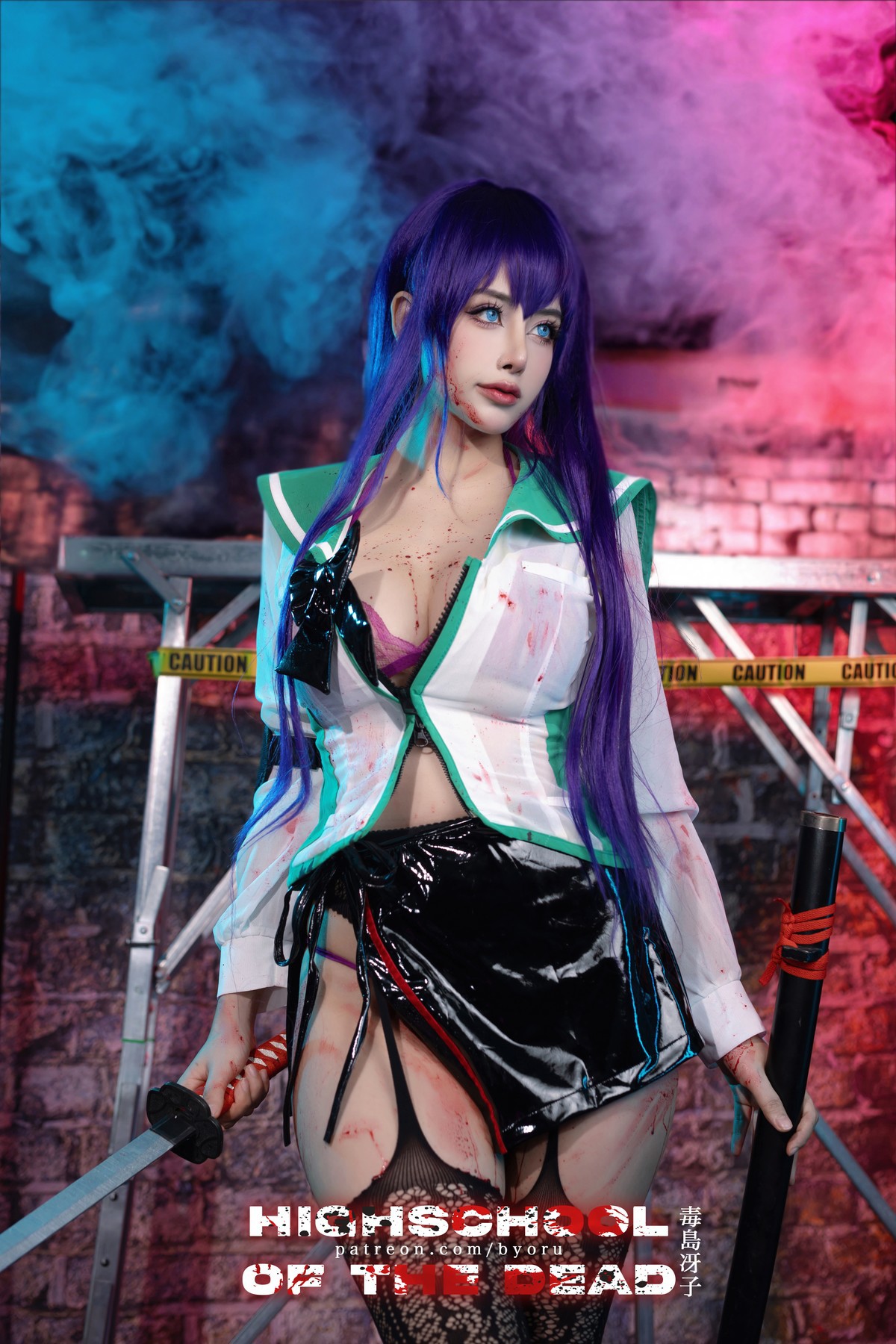 Cosplay 日本性感萝莉Byoru Saeko Busujima