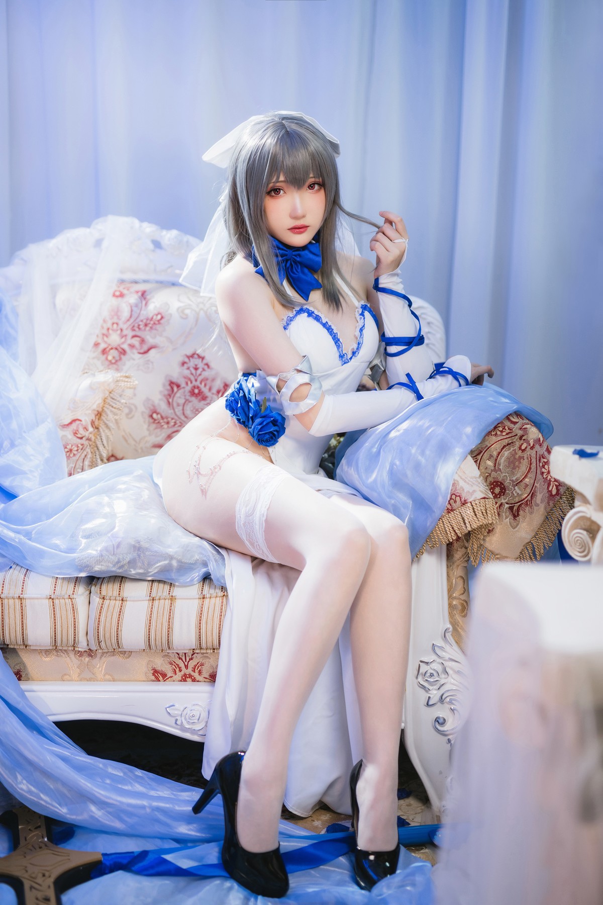 瓜希酱 Cosplay 路易九世礼服