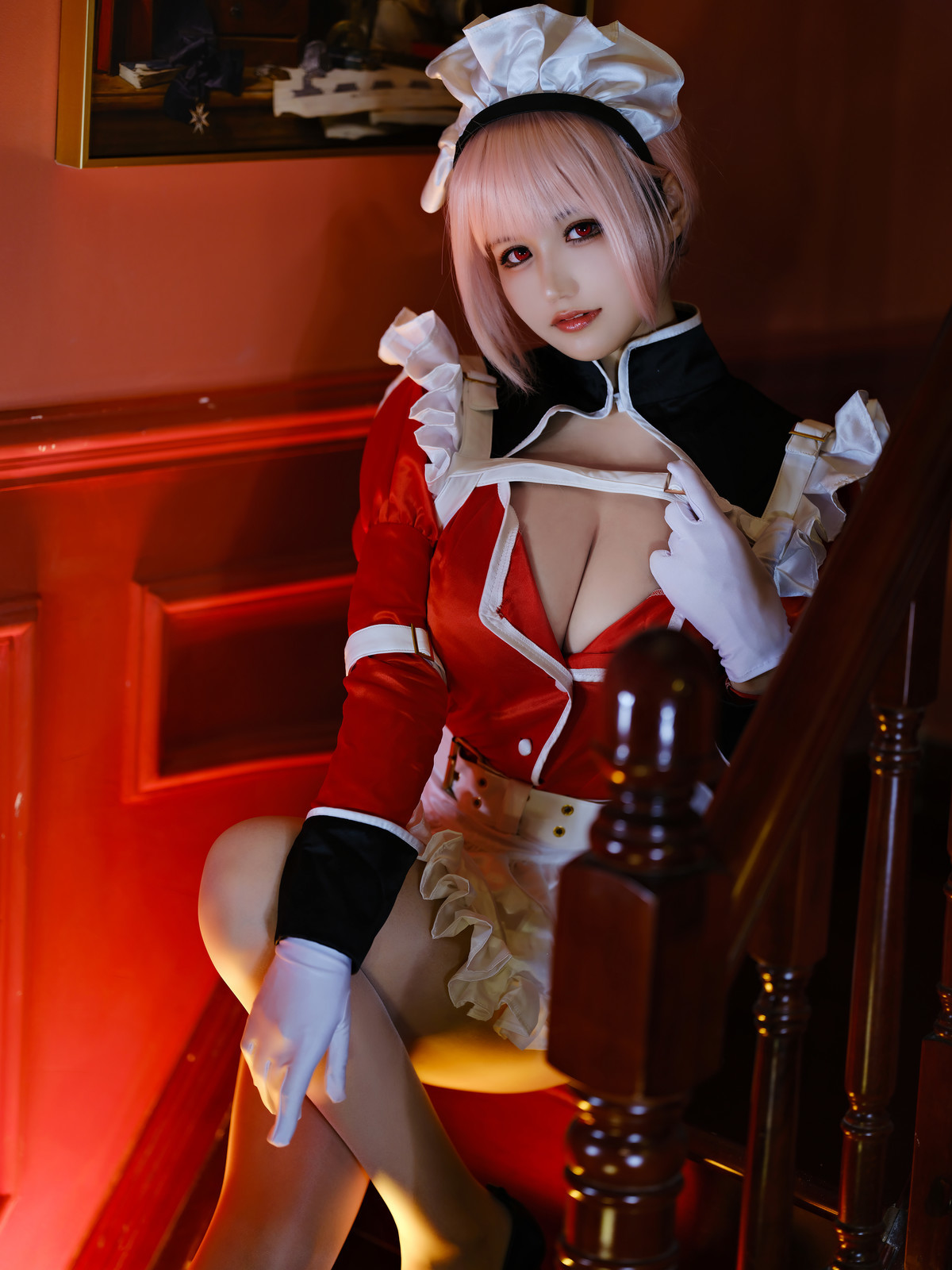 Cosplay 小仓千代w 南丁女仆