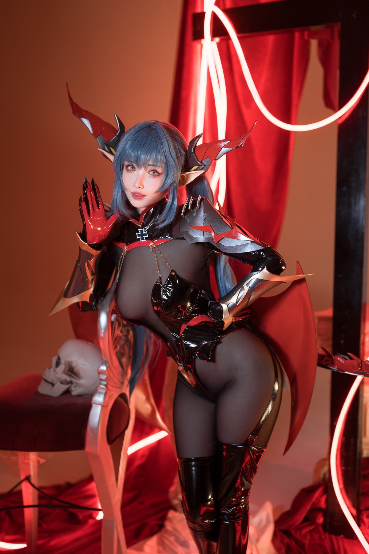 Cosplay rioko凉凉子 碧蓝航线 雷根斯堡