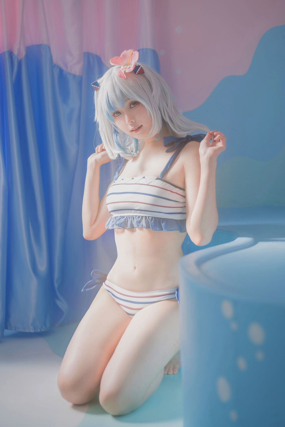 A- Gawr Gura Swimsuit