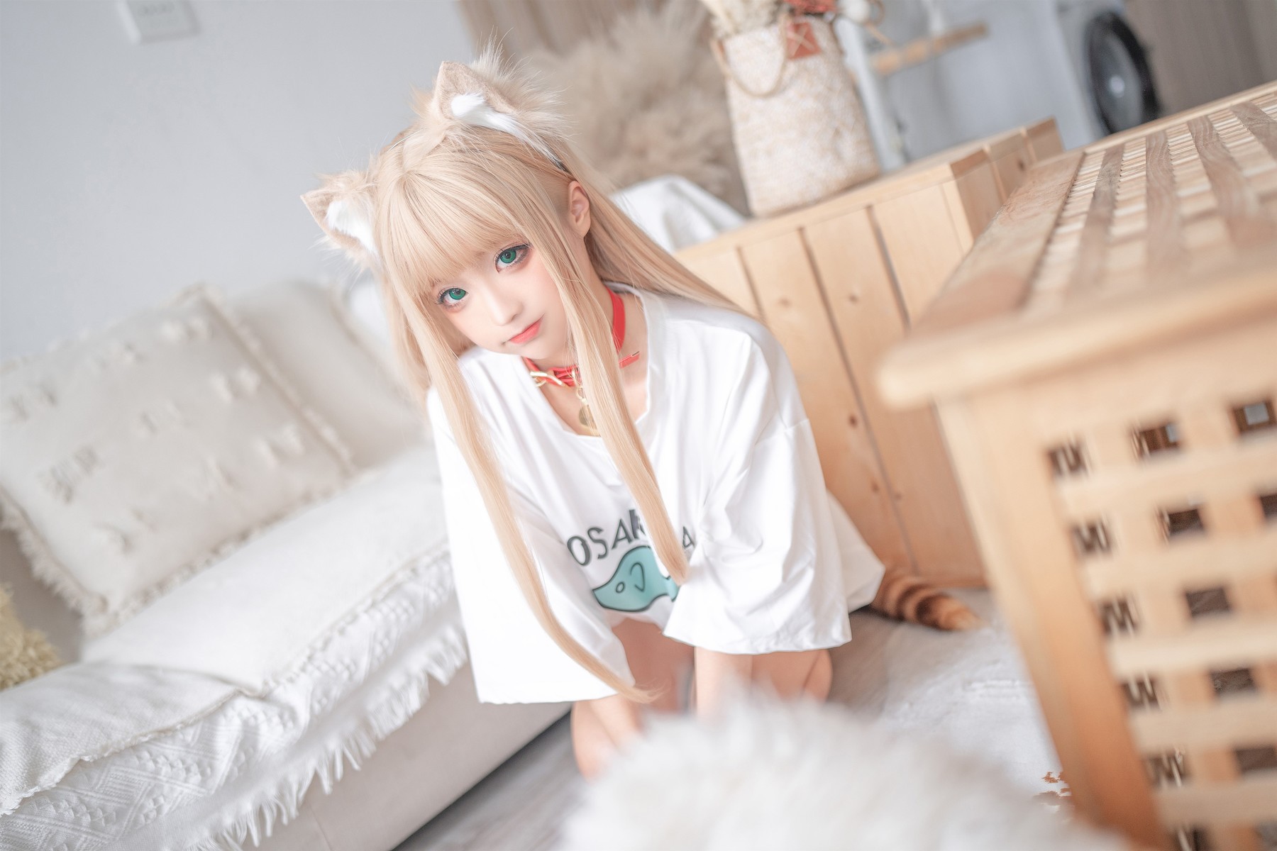 动漫博主蠢沫沫 Cosplay 黄豆粉